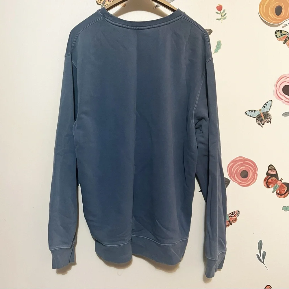 Daisy Graphic Women's Sweatshirt - Blue - Picture 3 of 7